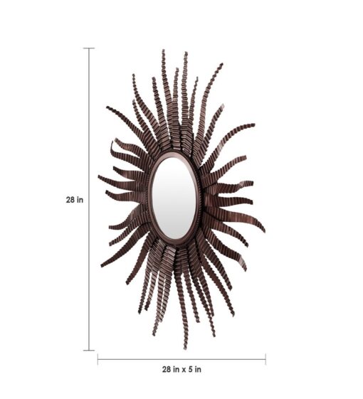 Sunburst Convex Decorative Wall Mirror By Cocovey - Image 6