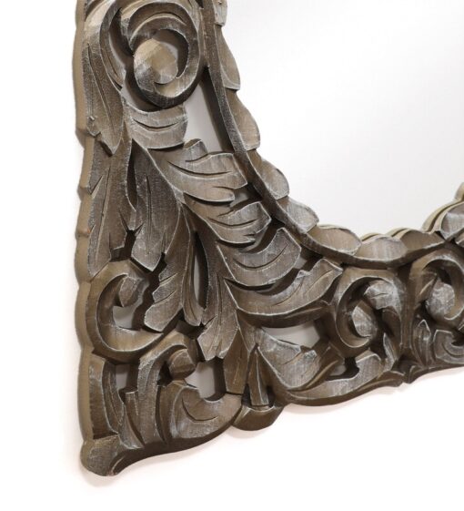 Hand carved decorative wall mirror by Cocovey - Image 3