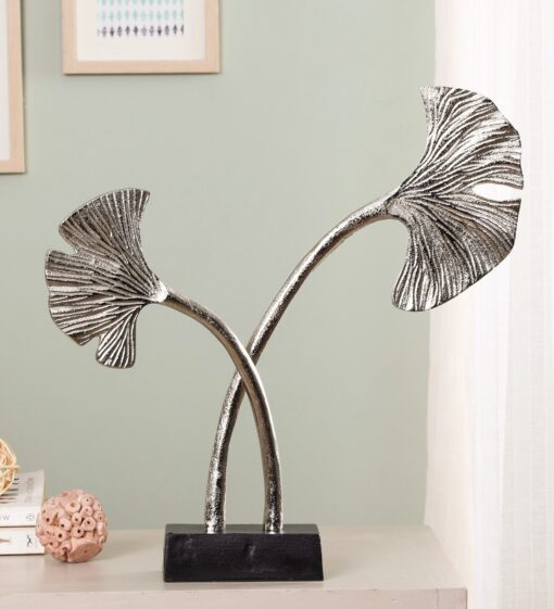 Nickle Antique Aluminium Lily Sculpture by Cocovey - Image 2