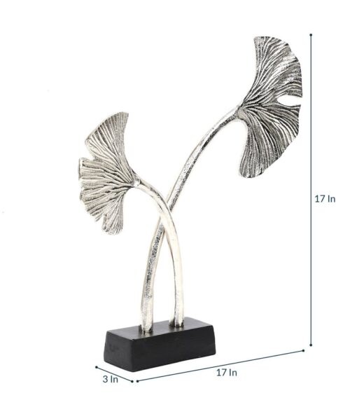 Nickle Antique Aluminium Lily Sculpture by Cocovey - Image 5