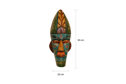 Wooden Tribal Handicrafted Wall Mask By Cocovey - Image 5