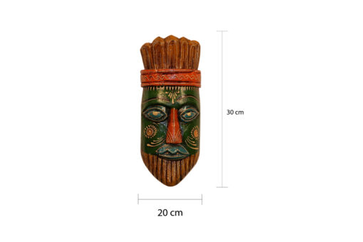 Wooden Tribal Handicrafted Wall Mask By Cocovey - Image 5