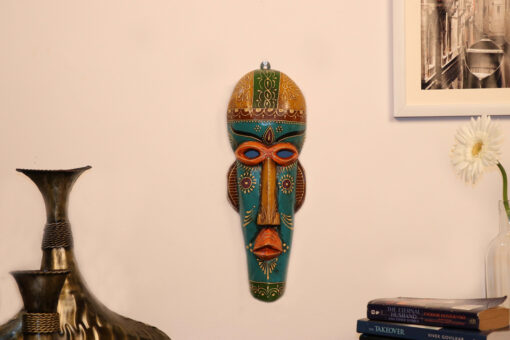 Wooden Tribal Decorative Wall Mask By Cocovey - Image 2