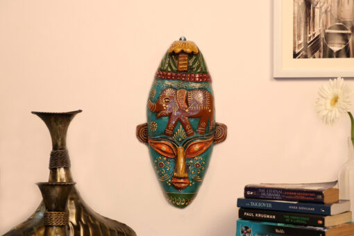 Wooden Tribal Decorative Wall Mask By Cocovey - Image 2