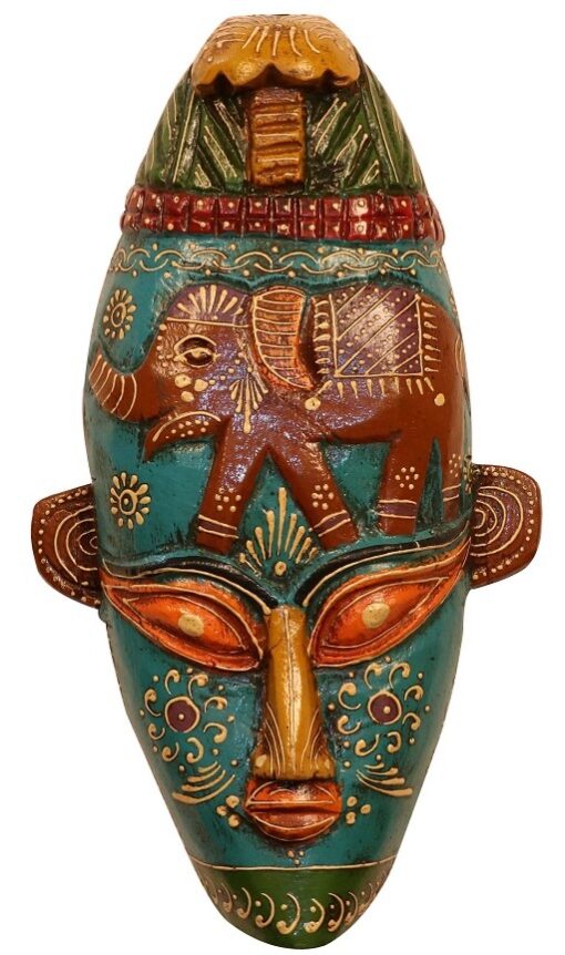 Wooden Tribal Decorative Wall Mask By Cocovey