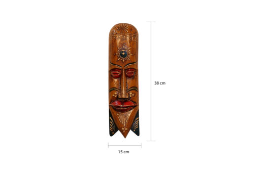 Wooden Tribal Decorative Wall Mask By Cocovey - Image 6