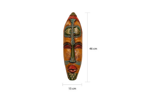 Wooden Tribal Decorative Wall Mask By Cocovey - Image 5