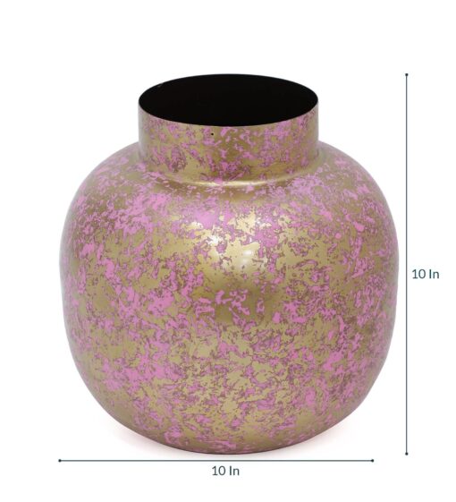 Pink Gold Premium Flower Vase By Cocovey - Image 4