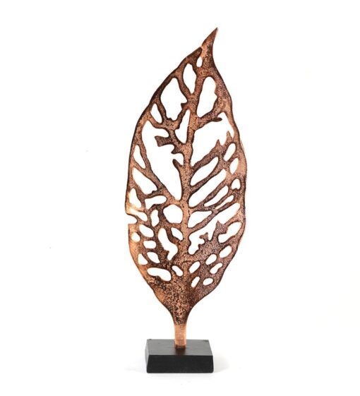 Copper Antique Aluminium Leaf Sculpture by Cocovey