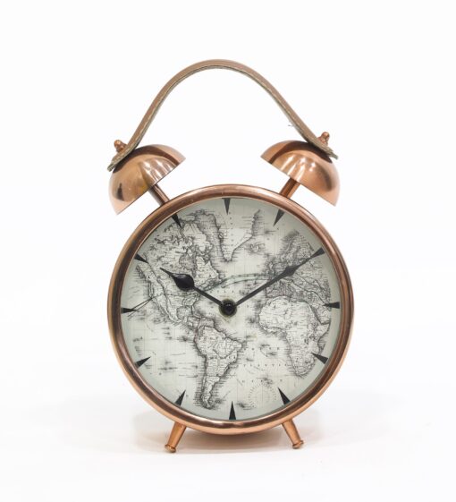 Copper Antique Table Clock By Cocovey