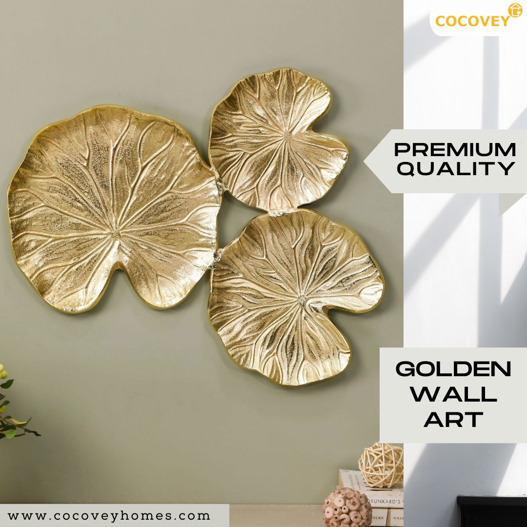 Golden Wall Art By Cocovey Homes