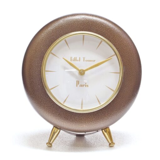 Copper antique table clock by cocovey homes - Image 2