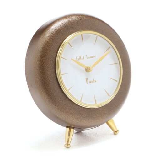 Copper antique table clock by cocovey homes - Image 3