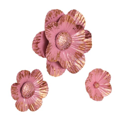 Pink metal florals by cocovey homes - Image 3