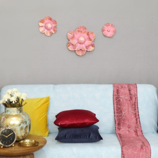 Pink metal florals by cocovey homes