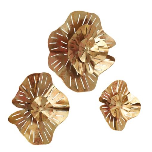 Concentric gold petals florals by cocovey homes - Image 4