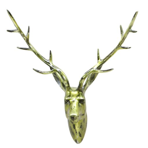 Beautiful Gold Deer Wall Head By Cocovey Homes - Image 3