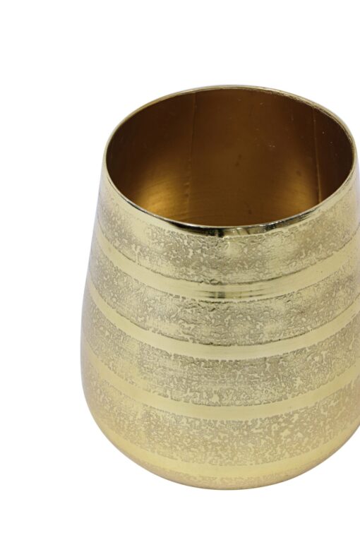 Lustrous gold flower vase - Image 4